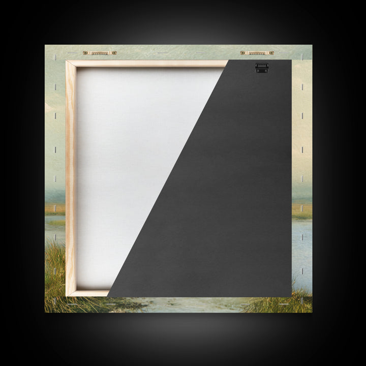 Quiet Meadow Landscape Framed Canvas Print, Living Room Art, Bedroom Decor, Living Room Decor, Living, Bedroom Wall Art, LIR-1x1-47