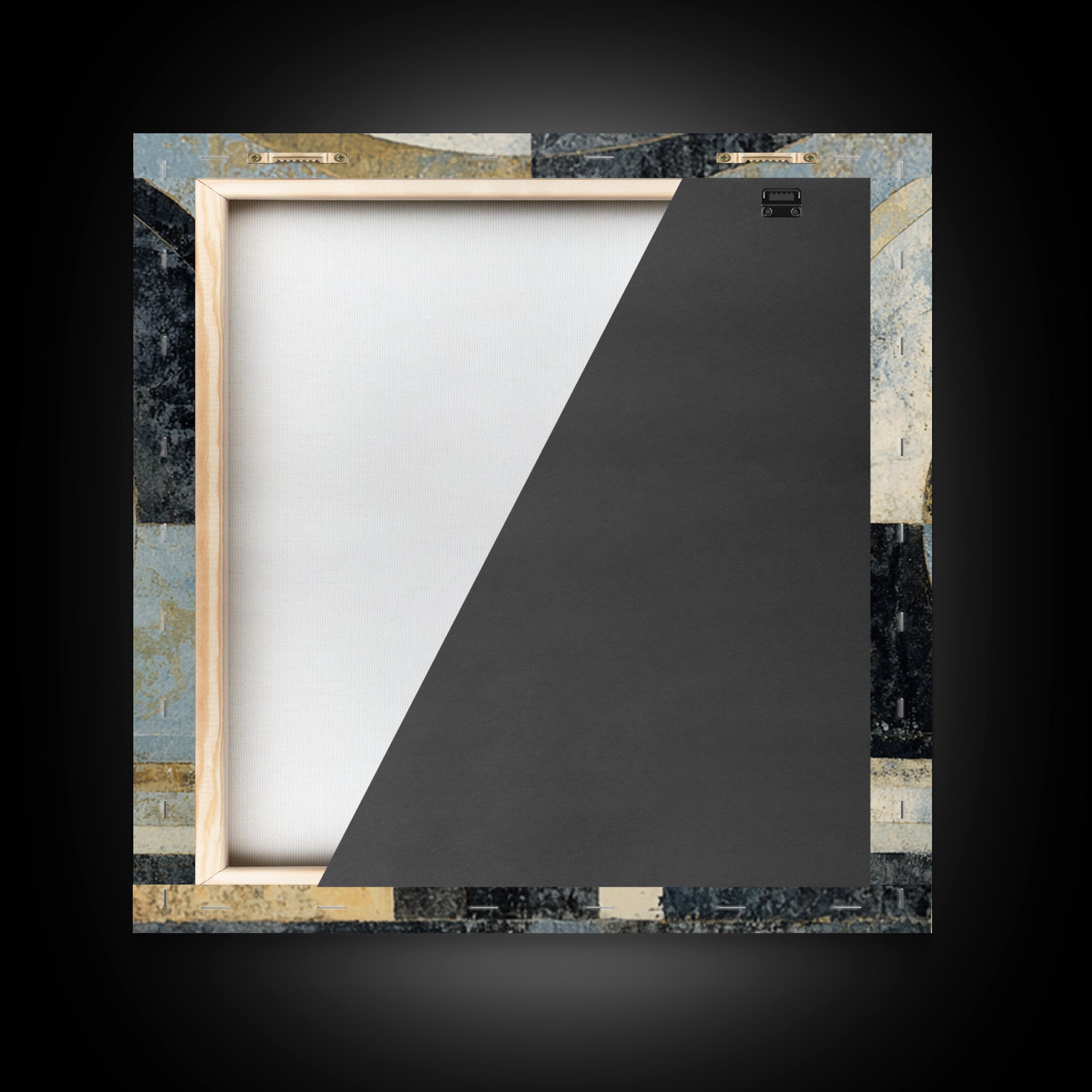 Black and White Architectural Arch Composition Canvas Print, Living Room Art, 3 Piece Wall Art, Living Room Decor, Living, LIR-1x1-55