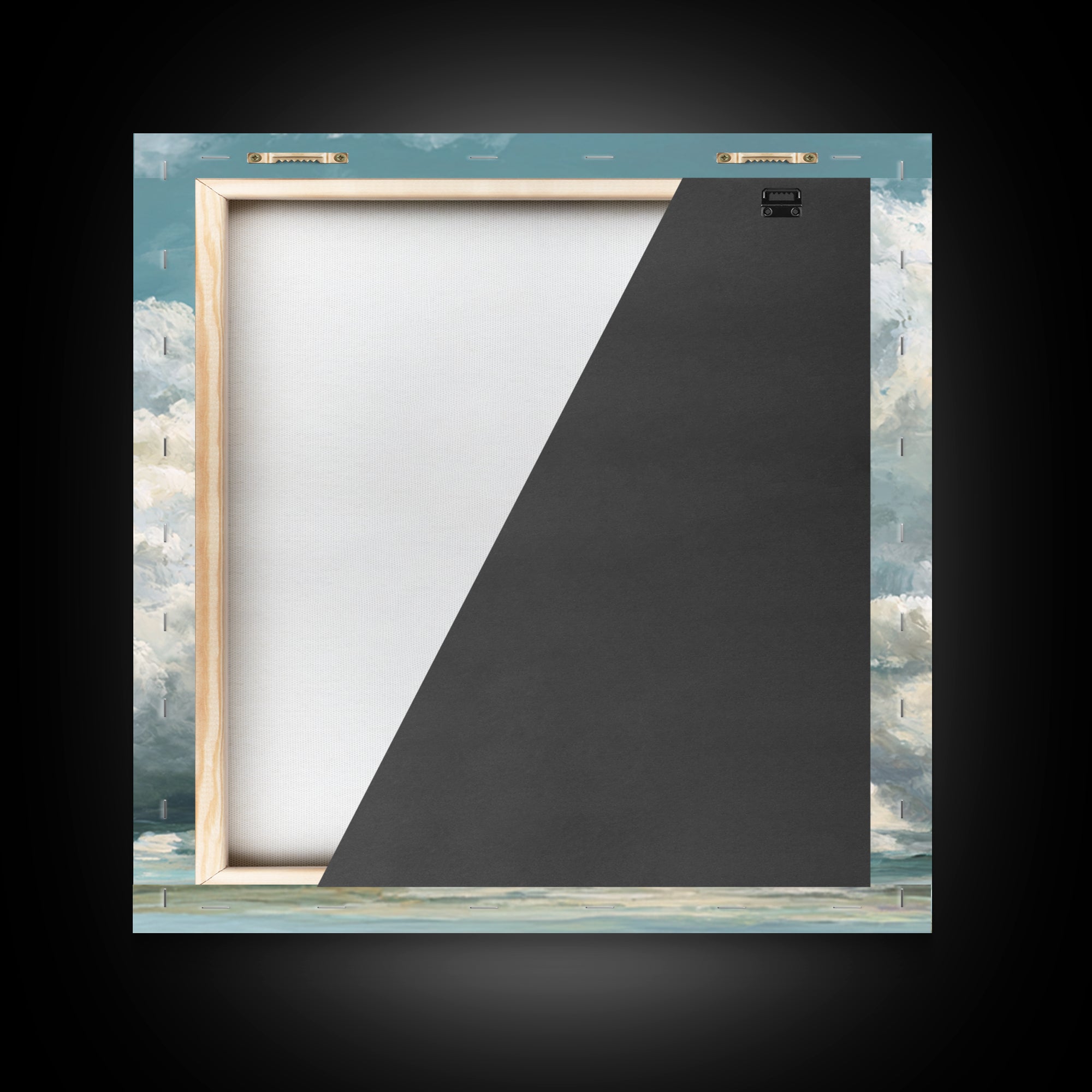 Large Cloudscape with Gentle Movement Framed Canvas Print, Living Room Art, Modern Decor, Living Room Decor, Fine Art, Living, LIR-1x1-67
