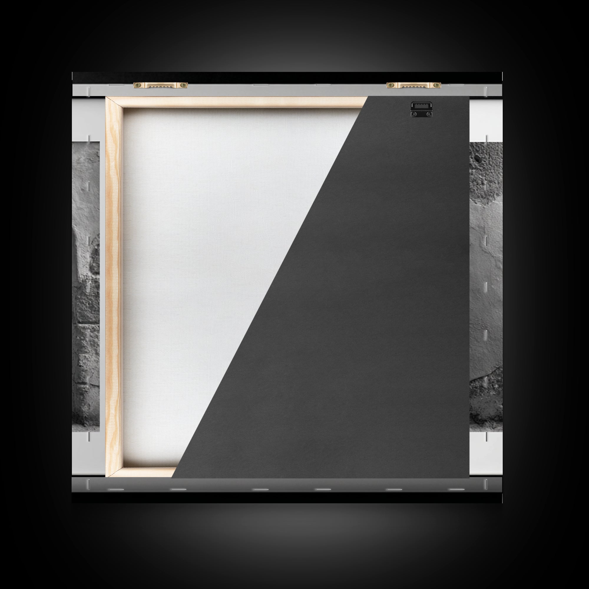Black and White Architectural Arch Composition Framed Canvas Print, Living Room Art, Boho Decor, Living Room Decor, LIR-1x1-79