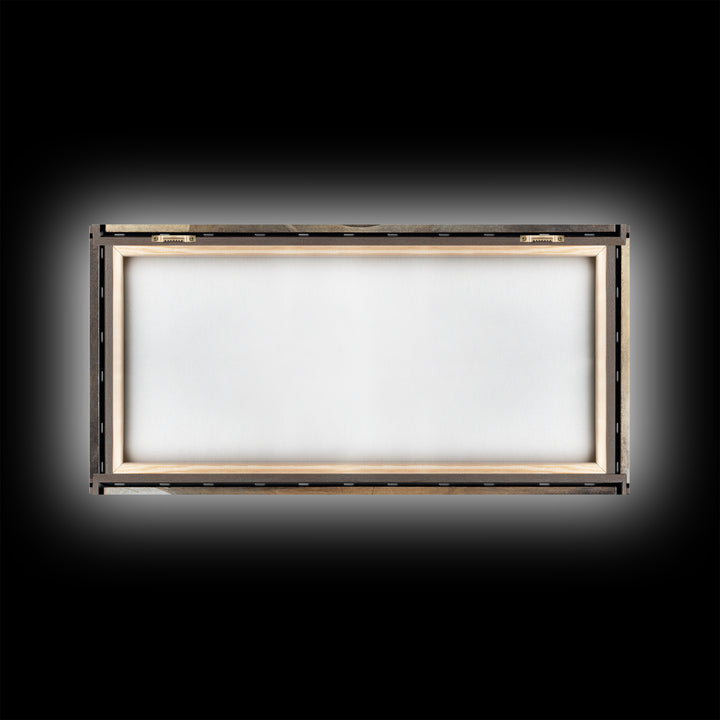 Black and White Architectural Arch Composition Framed Canvas Print, Living Room Art, Room Decor, Living Room Decor, Living, LIR-2x1-75