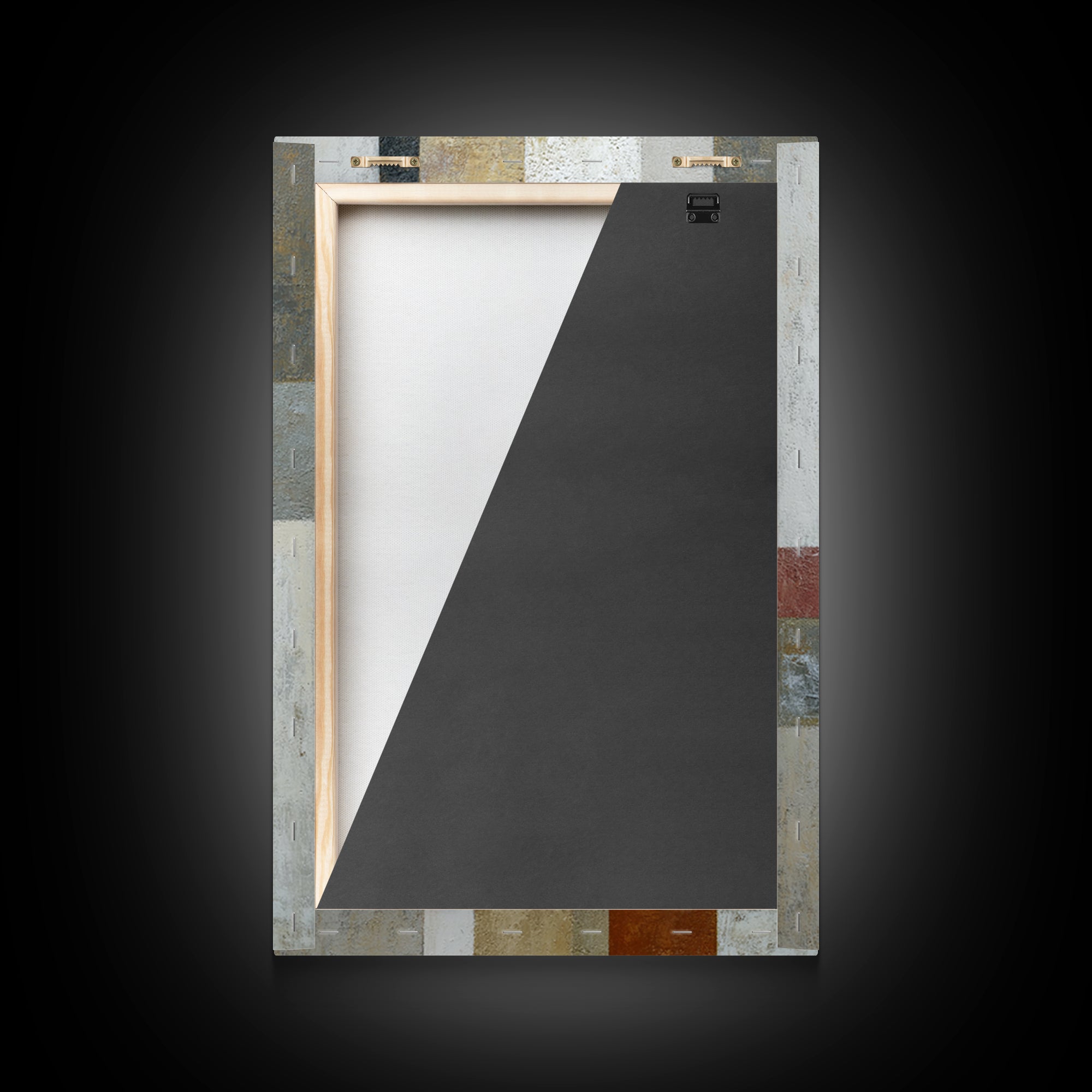 Mid Century Geometric Artwork Canvas Print, Living Room Art, Gallery Decor, Living Room Decor, Fine Art, Living, Wall Art, LIR-2x3-16