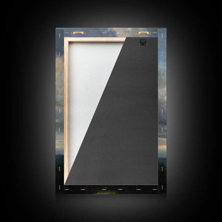 Large Cloudscape with Gentle Movement Framed Canvas Print, Living Room Art, Room Decor, Living Room Decor, Fine Art, Living, LIR-2x3-3