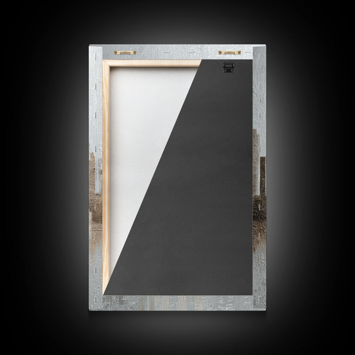 Modern City Skyline Framed Canvas Print, Living Room Art, Minimalist Decor, Living Room Decor, Fine Art, Living, LIR-2x3-30