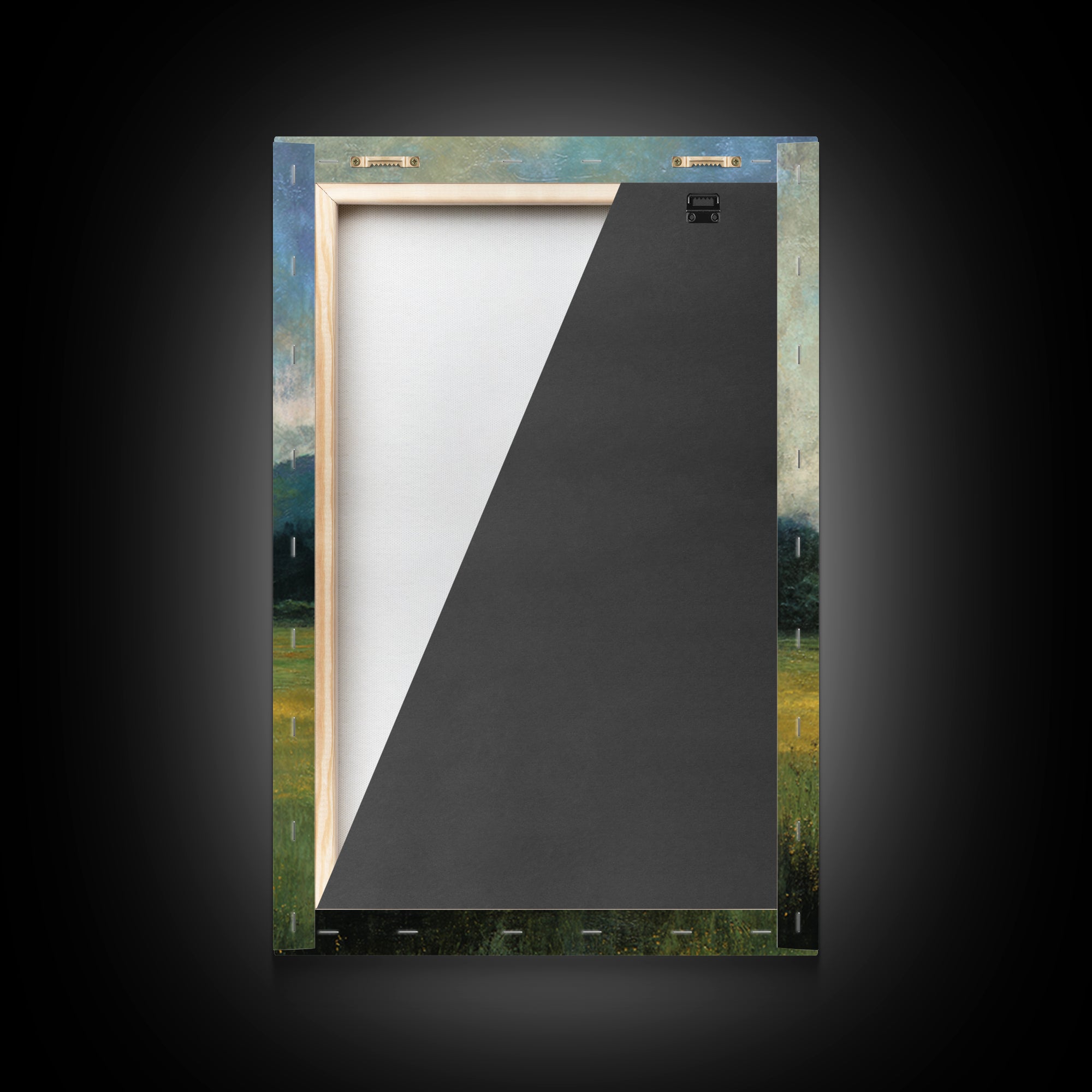 Quiet Meadow Landscape Framed Canvas Print, Living Room Art, Printable, Living Room Decor, Oil Painting, Living, Printable Art, LIR-2x3-55