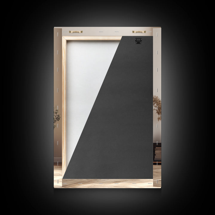 Black and White Architectural Arch Composition Canvas Print, Living Room Art, Abstract Art, Living Room Decor, Living, LIR-2x3-63