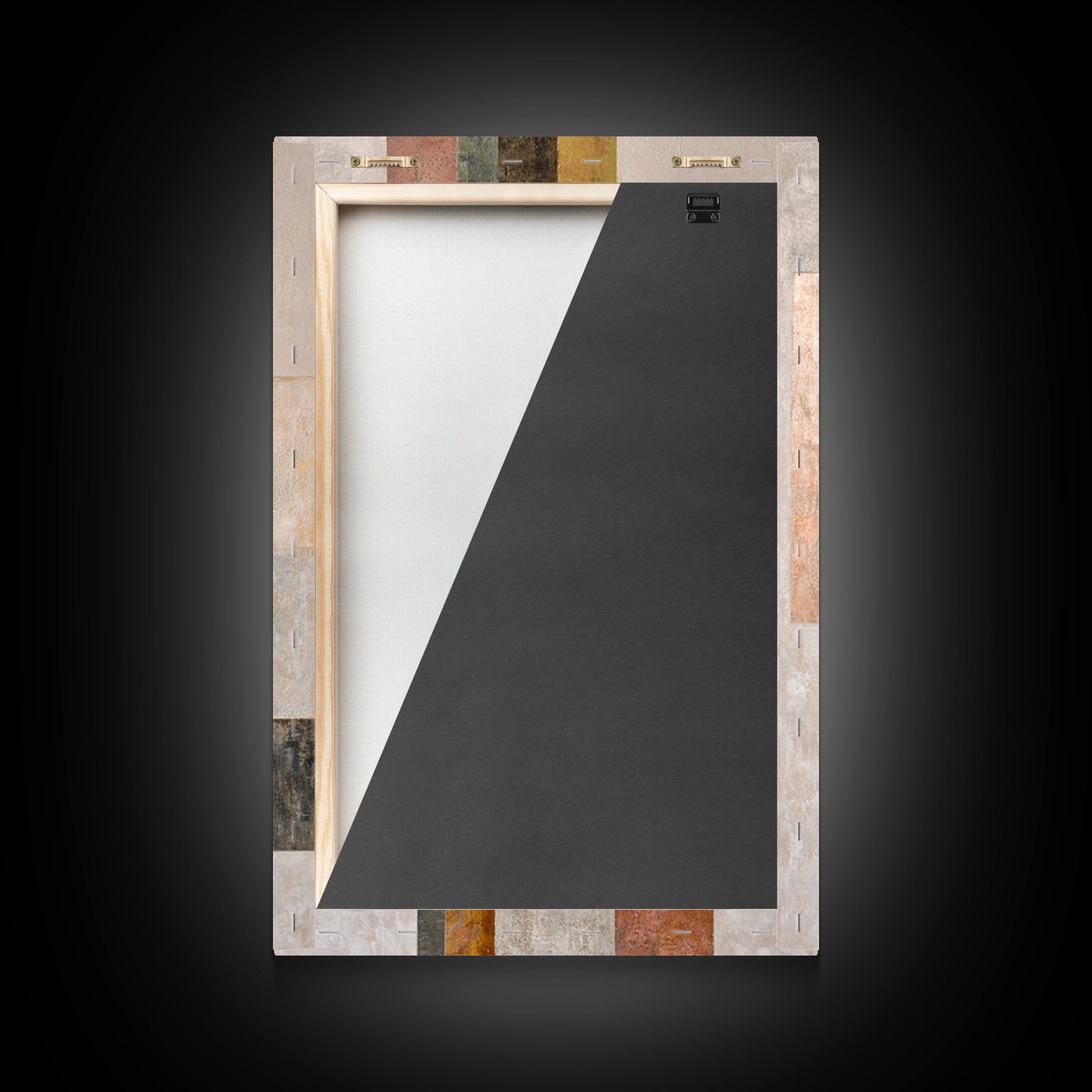 Mid Century Geometric Artwork Framed Canvas Print, Living Room Art, Bedroom Decor, Living Room Decor, Fine Art, Living, LIR-2x3-88