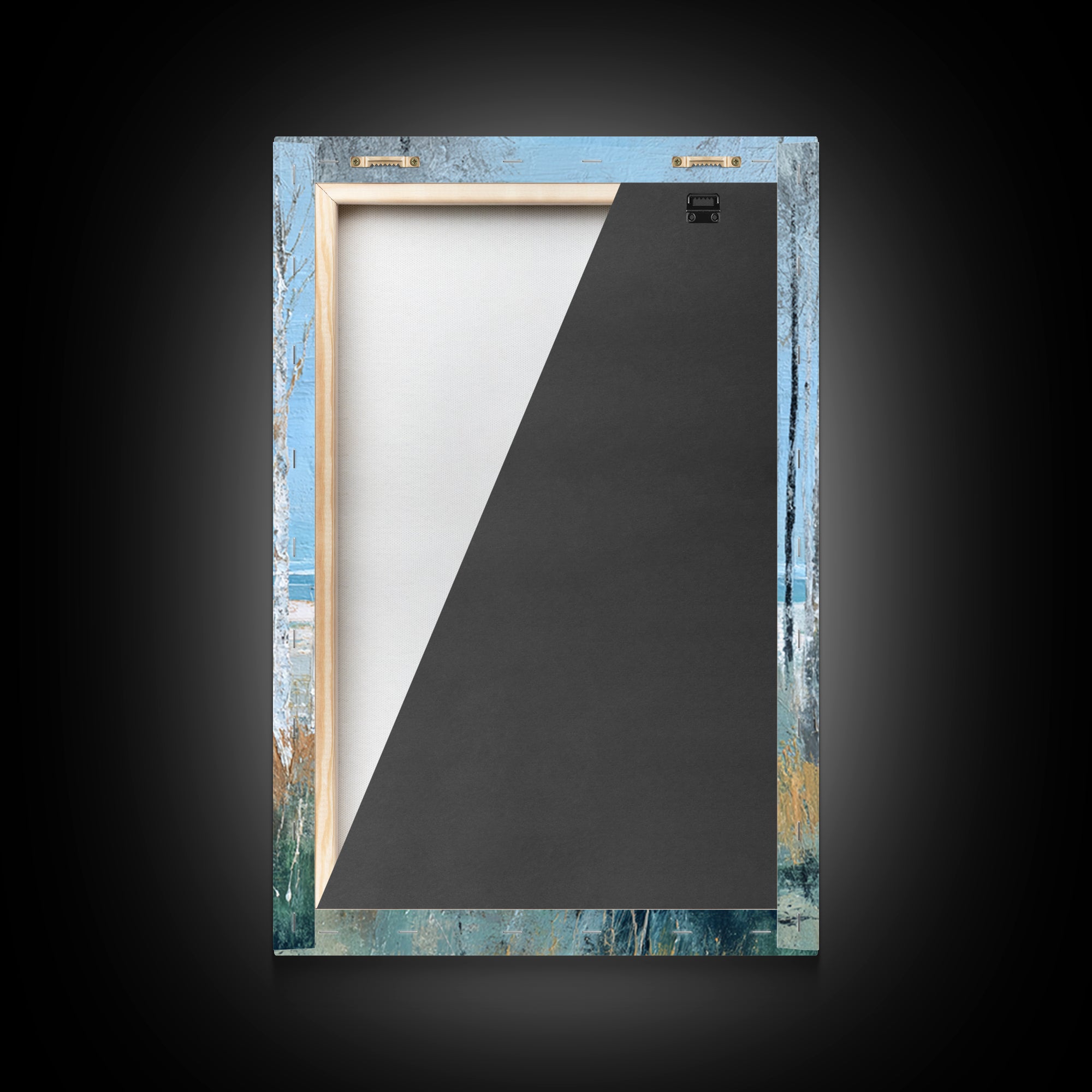 Minimal Scandinavian Forest Framed Canvas Print, Living Room Art, New Home Gift, Living Room Decor, Fine Art, Living, LIR-2x3-93