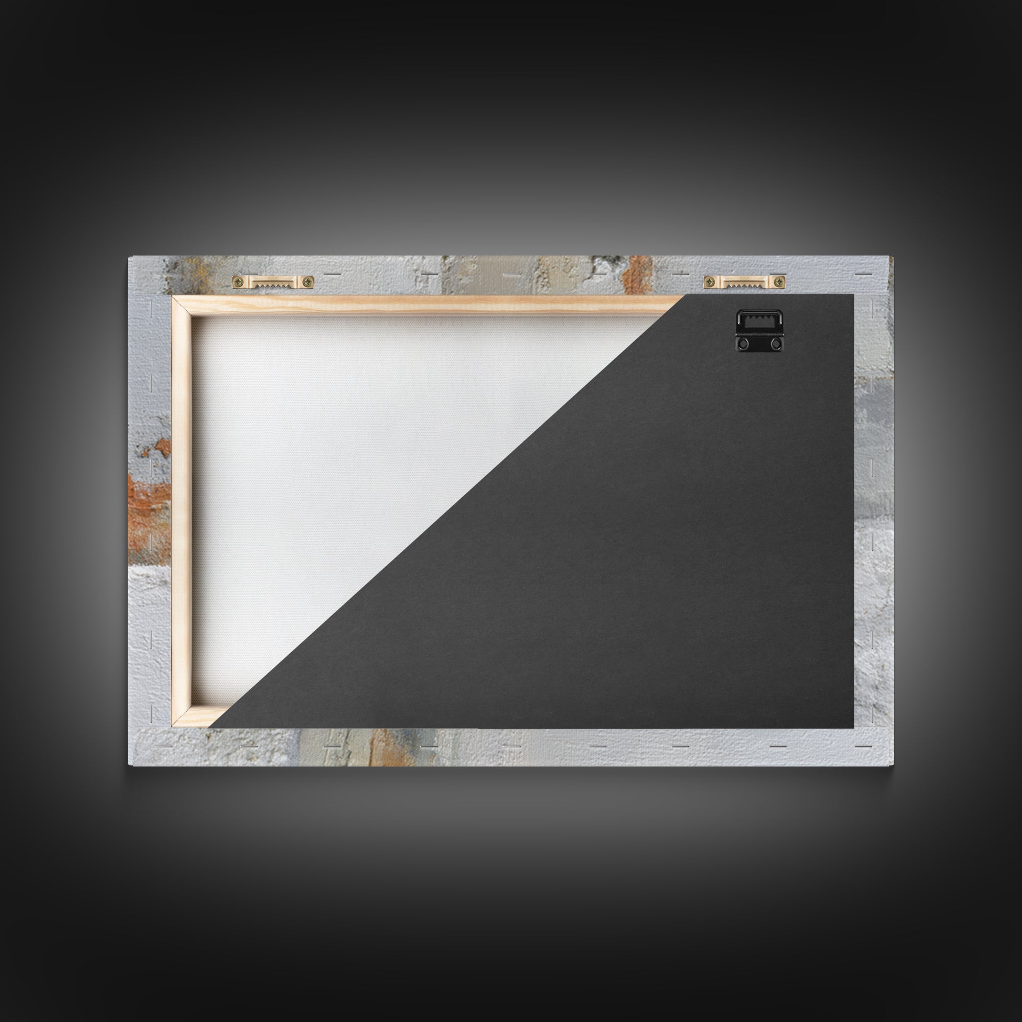 Monochrome Stone Texture Abstraction Framed Canvas Print, Living Room Art, Dopamine Decor, Living Room Decor, Fine Art, Living, LIR-3x2-25