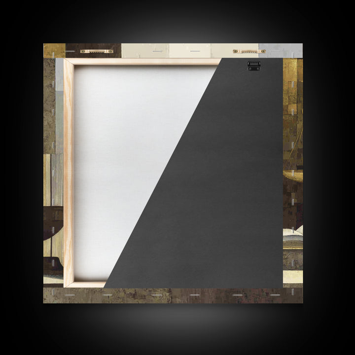 Classical Scales of Justice Framed Canvas Print, Law Office Art, Law, Office Decor, Counsel, Modern Decor, Fine Art Print, LOA-1x1-1