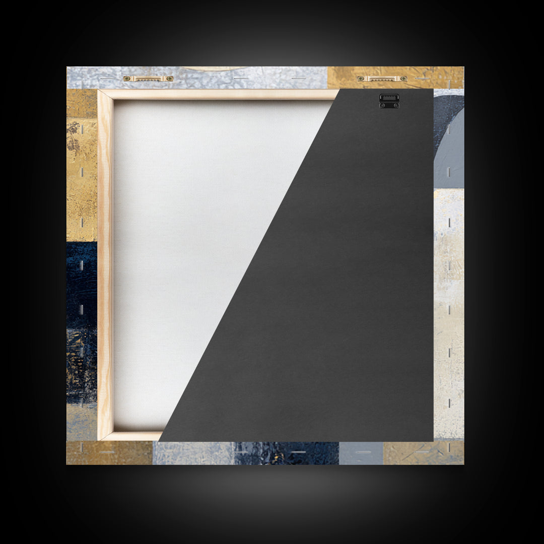 Architectural Arch and Column Abstraction Framed Canvas Print, Law Office Art, Lawyer Gift, Office Decor, Fine Art, Counsel, LOA-1x1-62