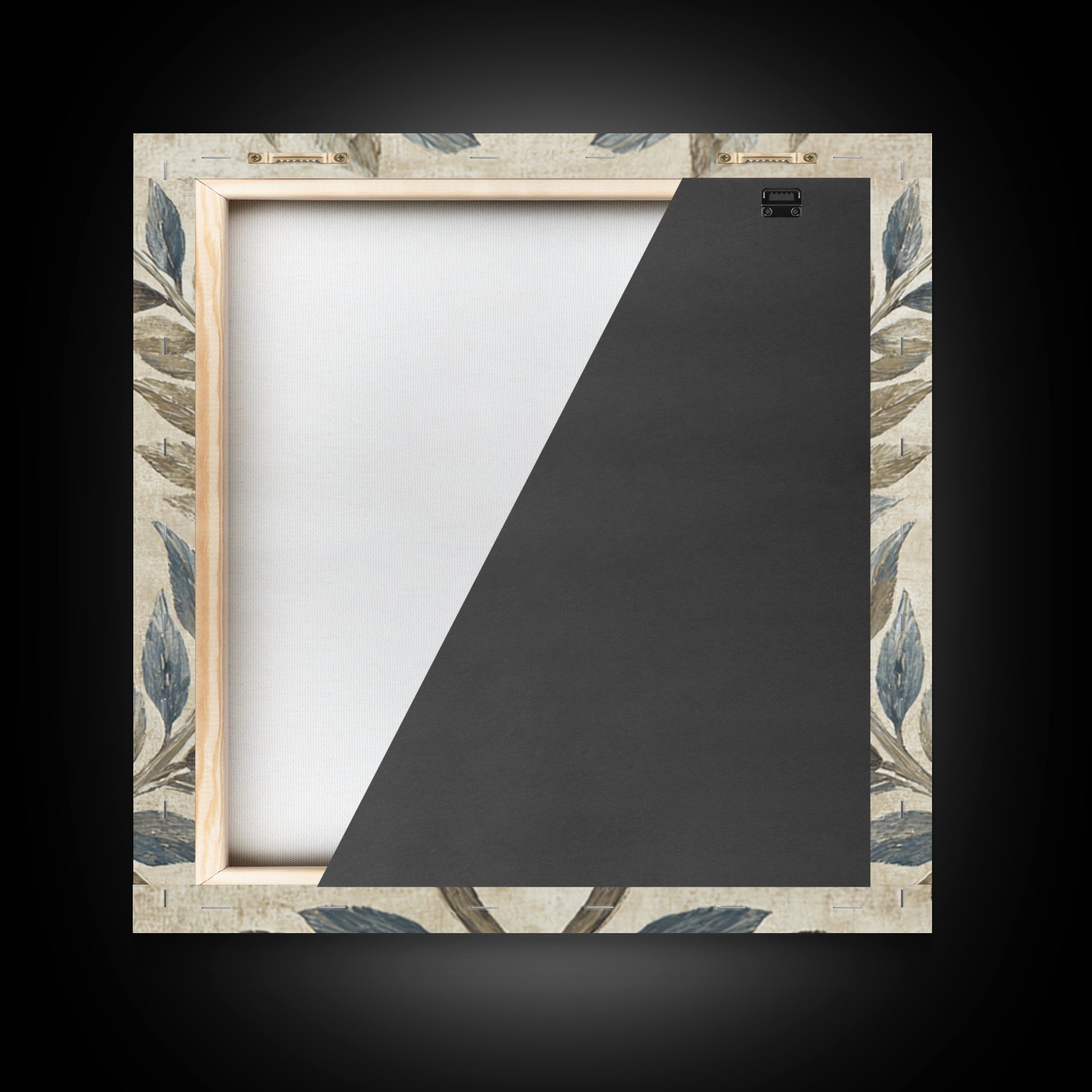 Roman Laurel Wreath Framed Canvas Print, Law Office Art, Gallery Decor, Office Decor, Fine Art, Counsel, Contemporary Art, LOA-1x1-80