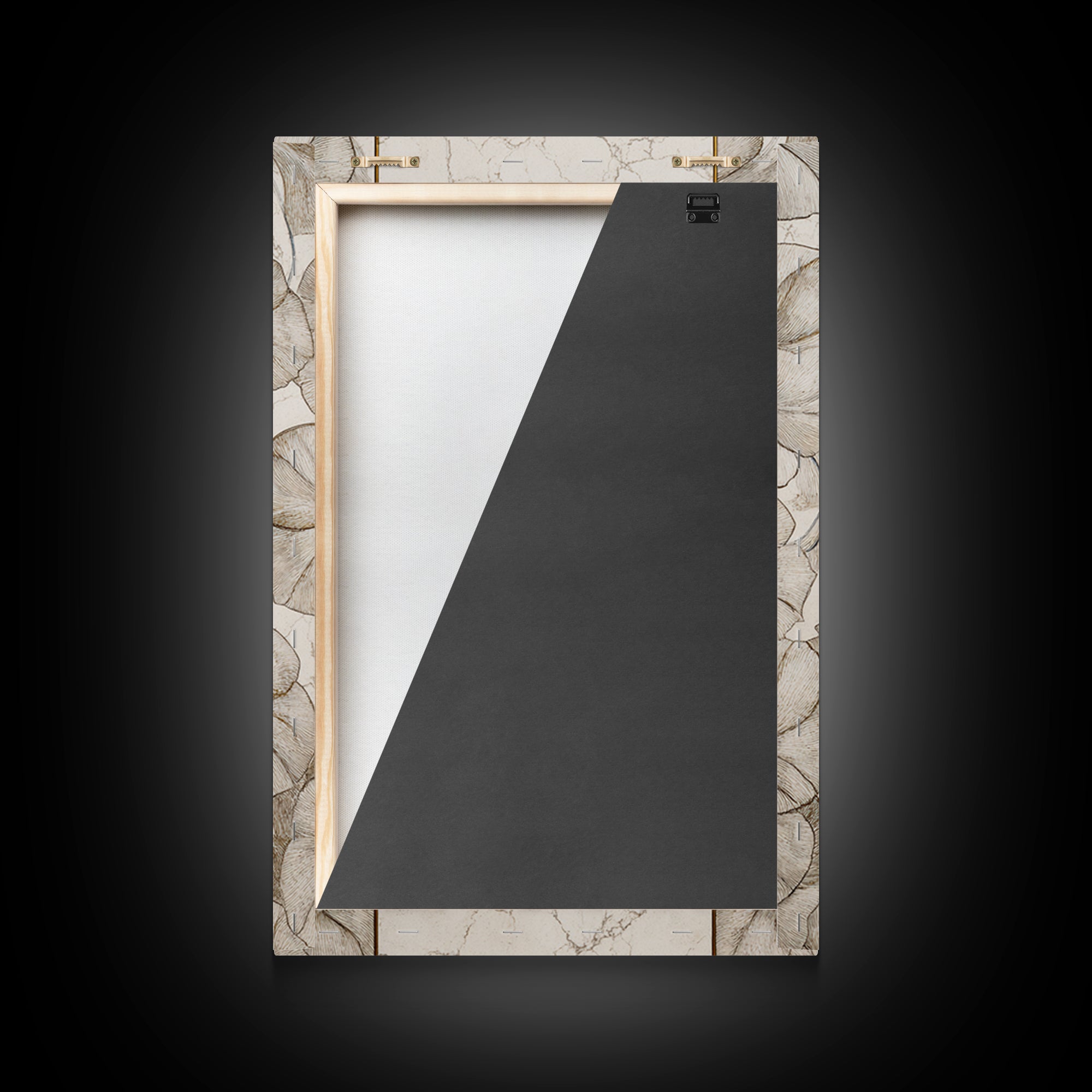 Minimal Line Drawing of Scales and Laurel Framed Canvas Print, Law Office Art, Fine Art Print, Office Decor, Abstract Art, LOA-2x3-18