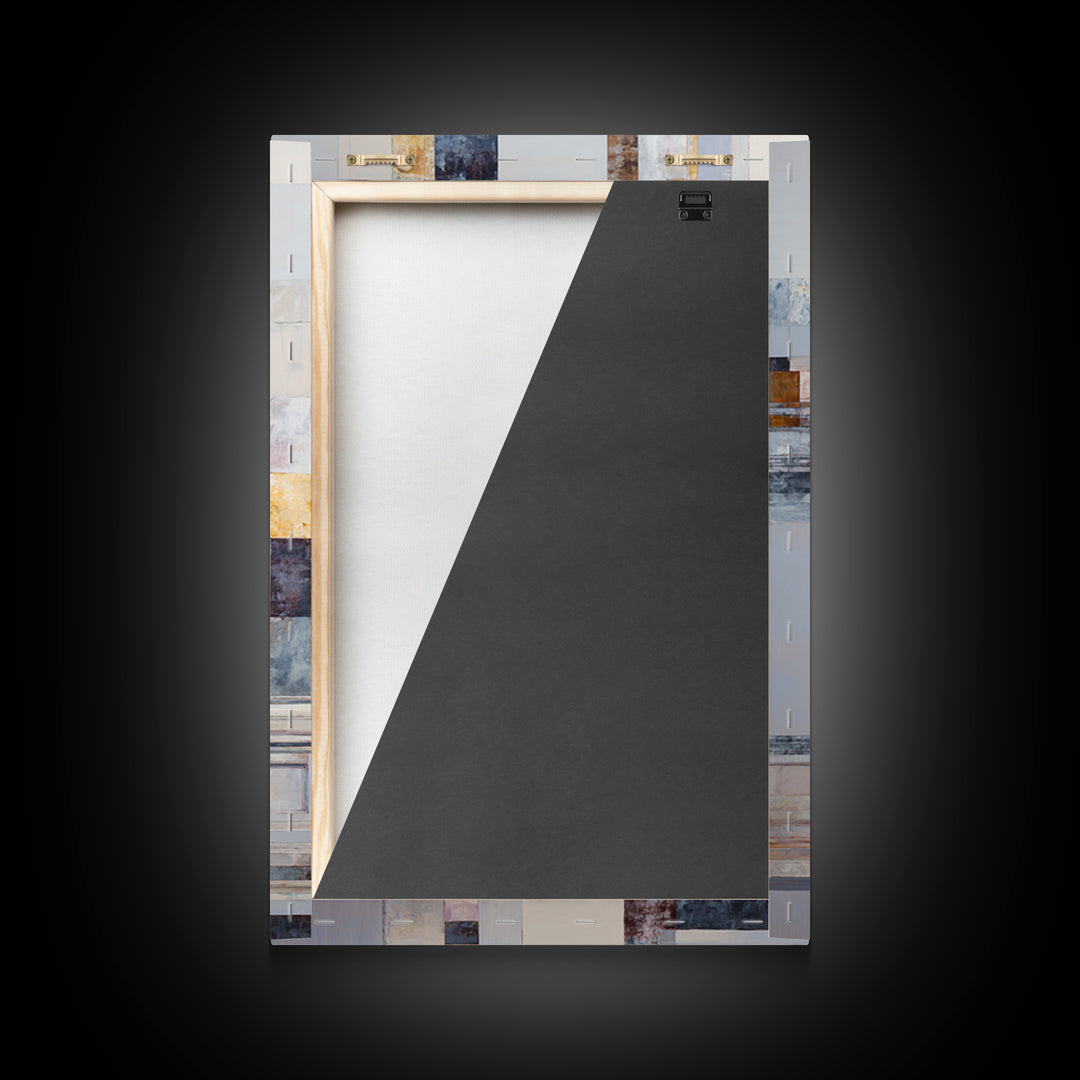 Architectural Arch and Column Abstraction Framed Canvas Print, Law Office Art, Statement Artwork, Office Decor, Counsel, LOA-2x3-22
