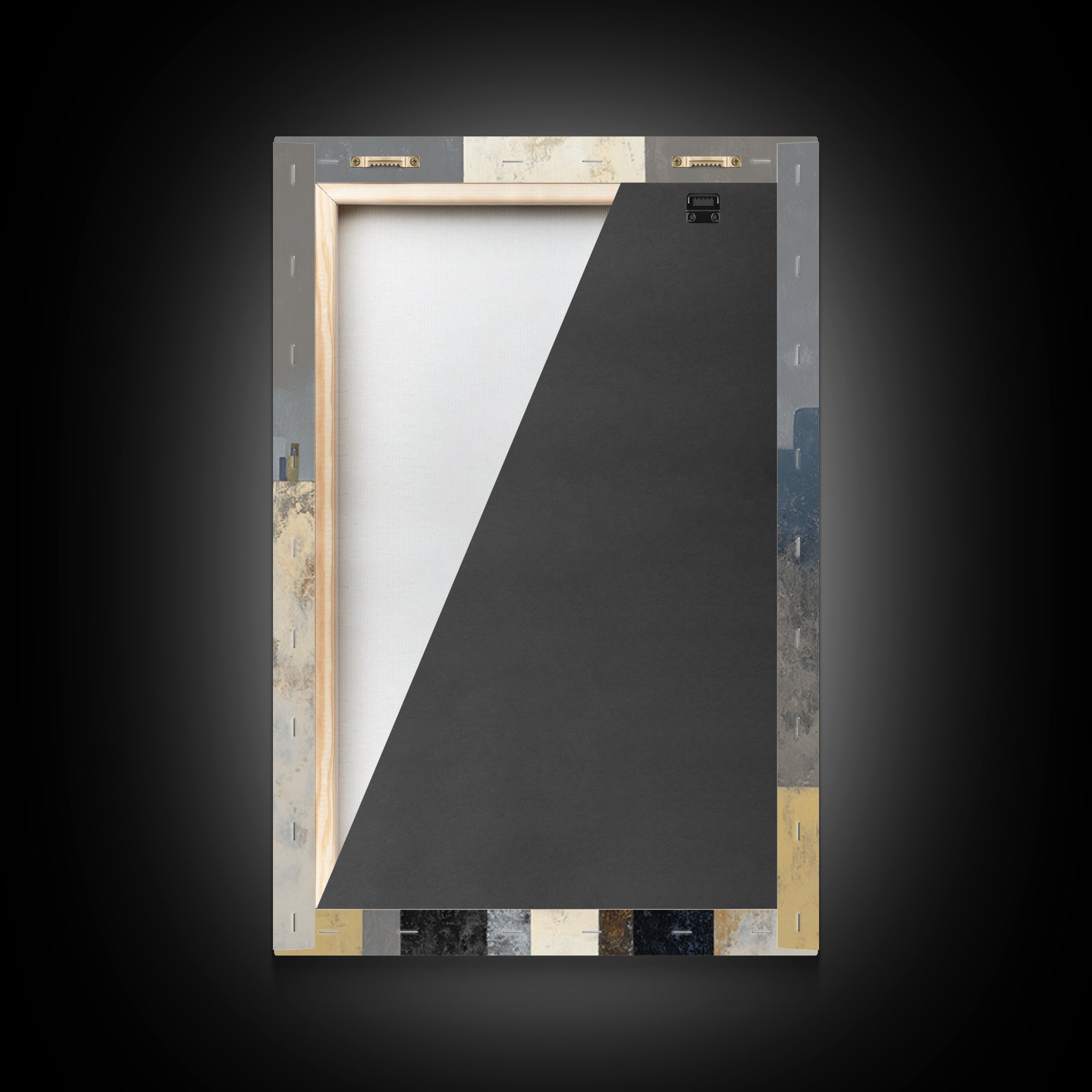 Diplomatic Handshake Silhouette Framed Canvas Print, Law Office Art, Room Decor, Office Decor, Abstract Art, Counsel, LOA-2x3-75