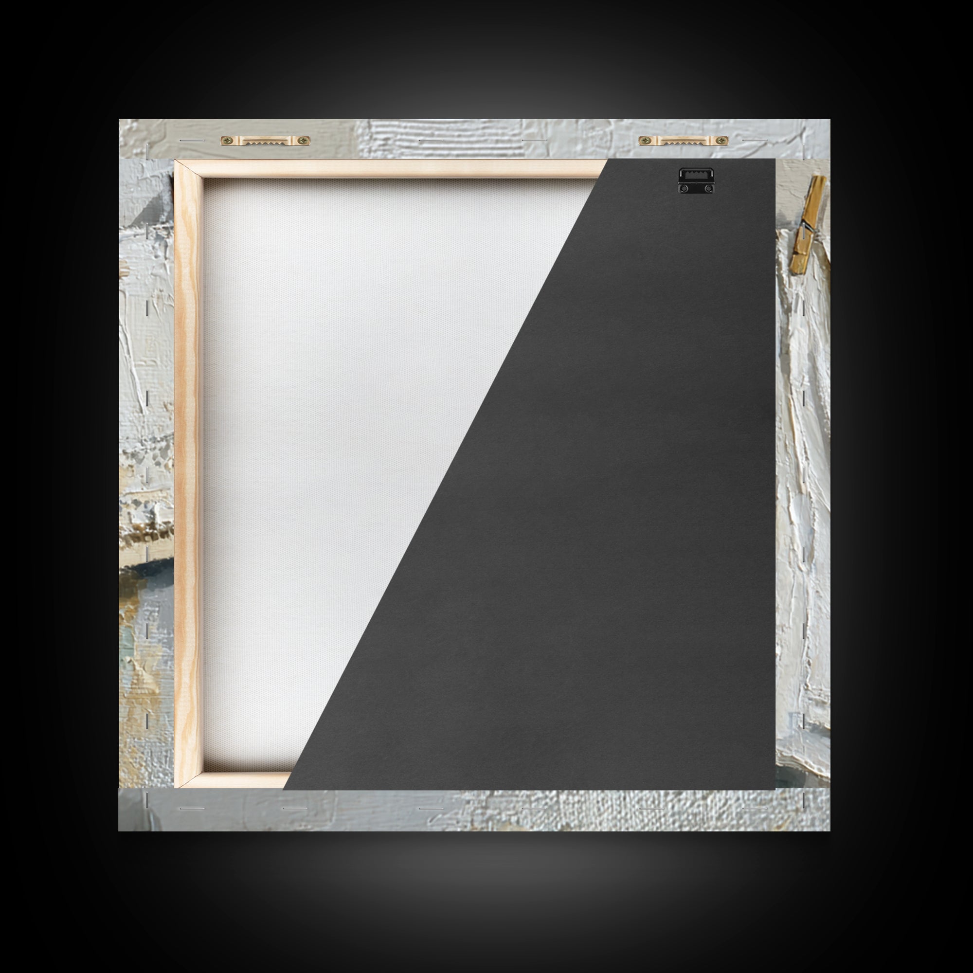 Linen Texture Abstract Canvas Print, Laundry Room Art, Custom Wall Art, Living Room Decor, Abstract Art, Clean, Modern Decor, LRA-1x1-60