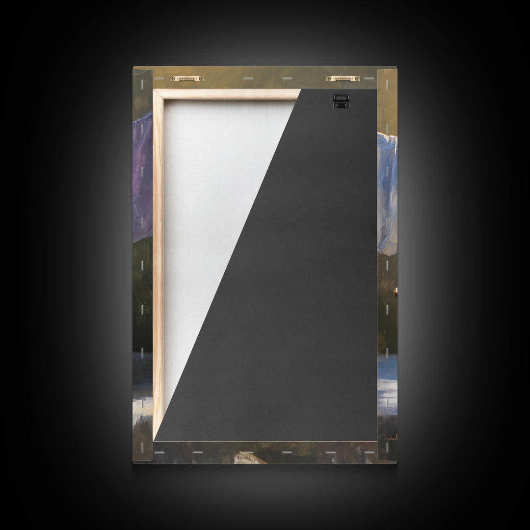 Old Enamel Basin Filled Framed Canvas Print, Laundry Room Art, Artwork, Living Room Decor, Fine Art, Clean, Minimalist Wall Art, LRA-2x3-88