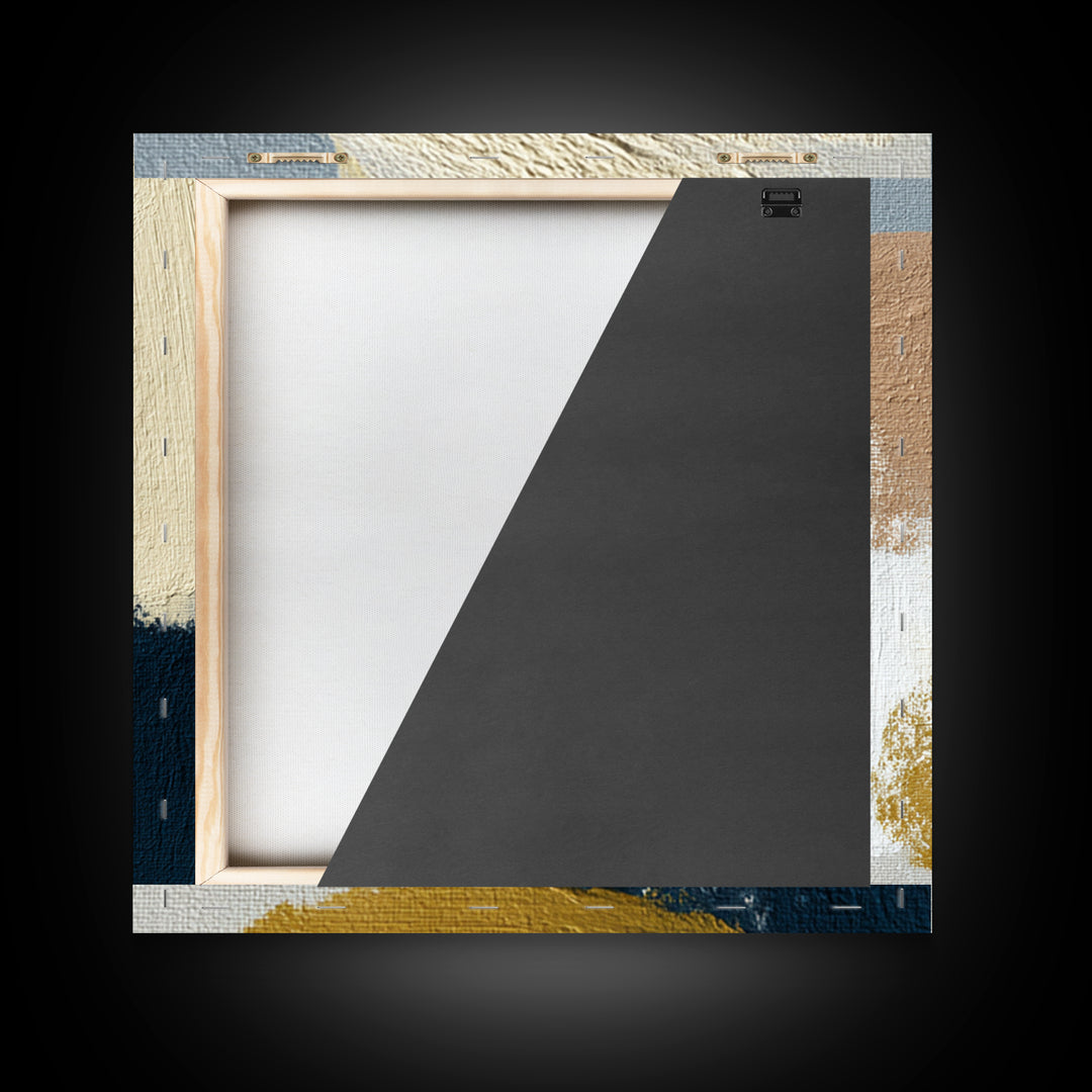 Soft Abstract Linen Texture Framed Canvas Print, Master Bedroom, Over Bed Wall Art, Bedroom Decor, Abstract Art, Sanctuary, MAS-1x1-51