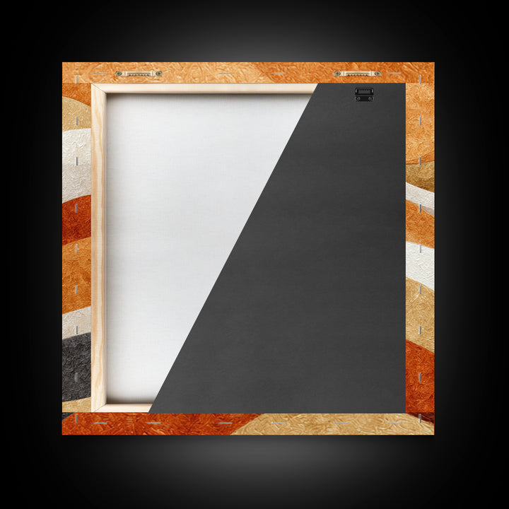 Abstract Wave Forms Framed Canvas Print, Master Bedroom, Wall Art Bedroom, Bedroom Decor, Sanctuary, Statement Artwork, MAS-1x1-68