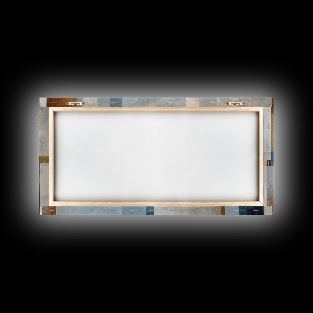 Large Cream Abstract Framed Canvas Print, Master Bedroom, Bedroom Decor, Abstract Art, Sanctuary, Farmhouse Wall Art, MAS-2x1-13