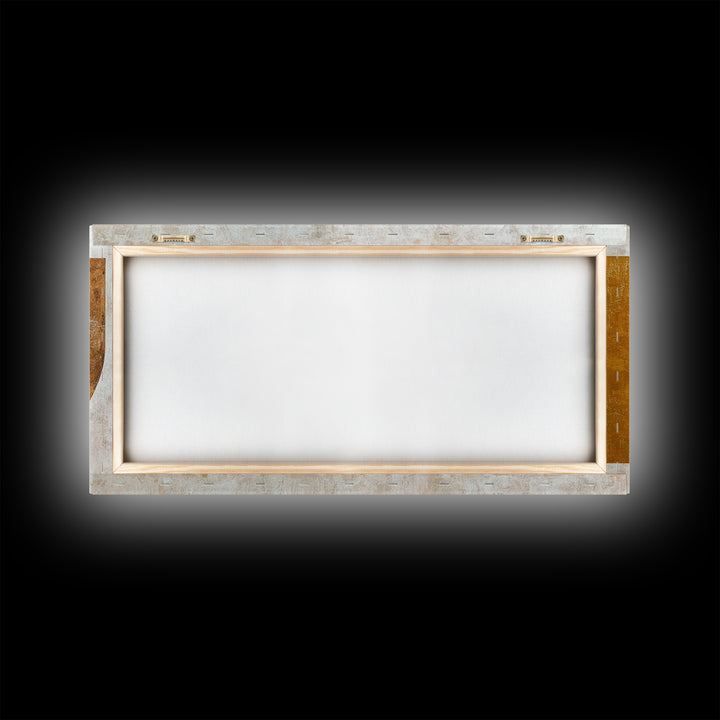 Gold Accented Abstract Arches Framed Canvas Print, Master Bedroom, Contemporary Art, Bedroom Decor, Abstract Art, Sanctuary, MAS-2x1-28
