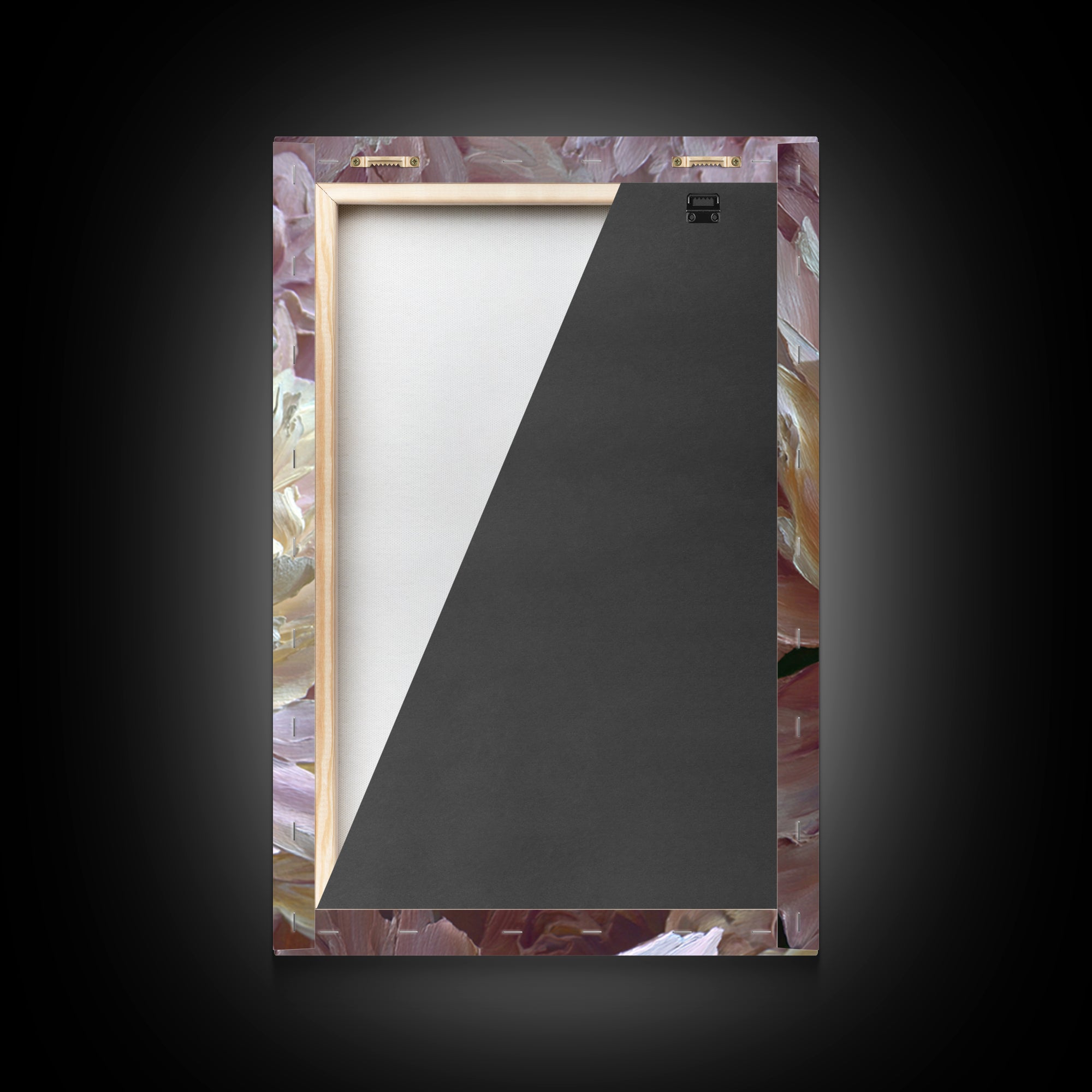 Romantic Neutral Peony Closeup Framed Canvas Print, Master Bedroom, Wall Art Prints, Bedroom Decor, Fine Art, Sanctuary, MAS-2x3-34