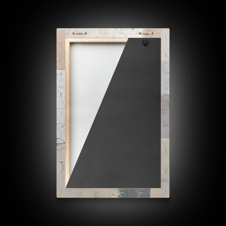 Minimal Stone Shapes Canvas Print, Master Bedroom, Wedding Decor, Bedroom Decor, Fine Art, Sanctuary, Rustic Home Decor, MAS-2x3-72