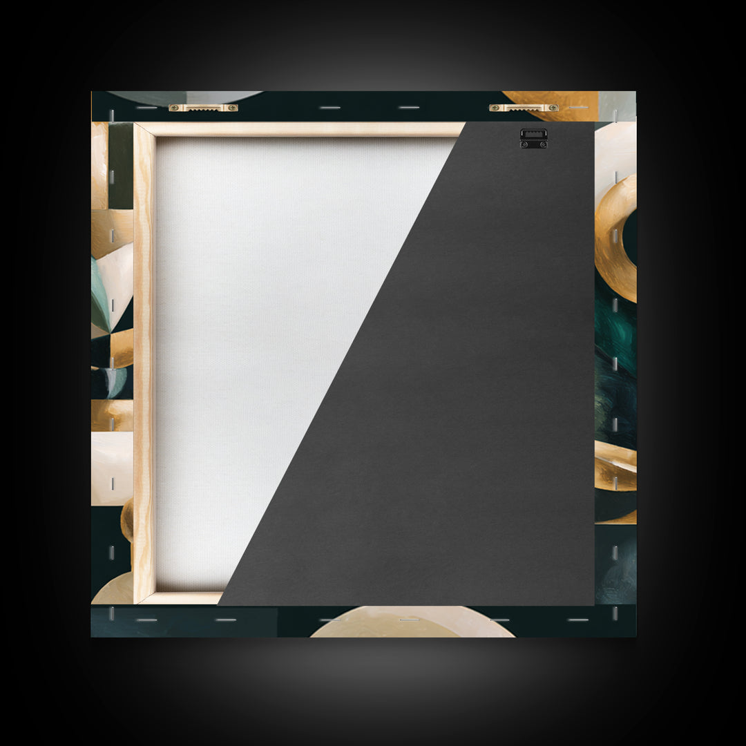 Surreal Room of Floating Objects as Decorative Canvas Print, Maximalist Art, Digital Prints, Living Room Decor, Maximal, MAX-1x1-81
