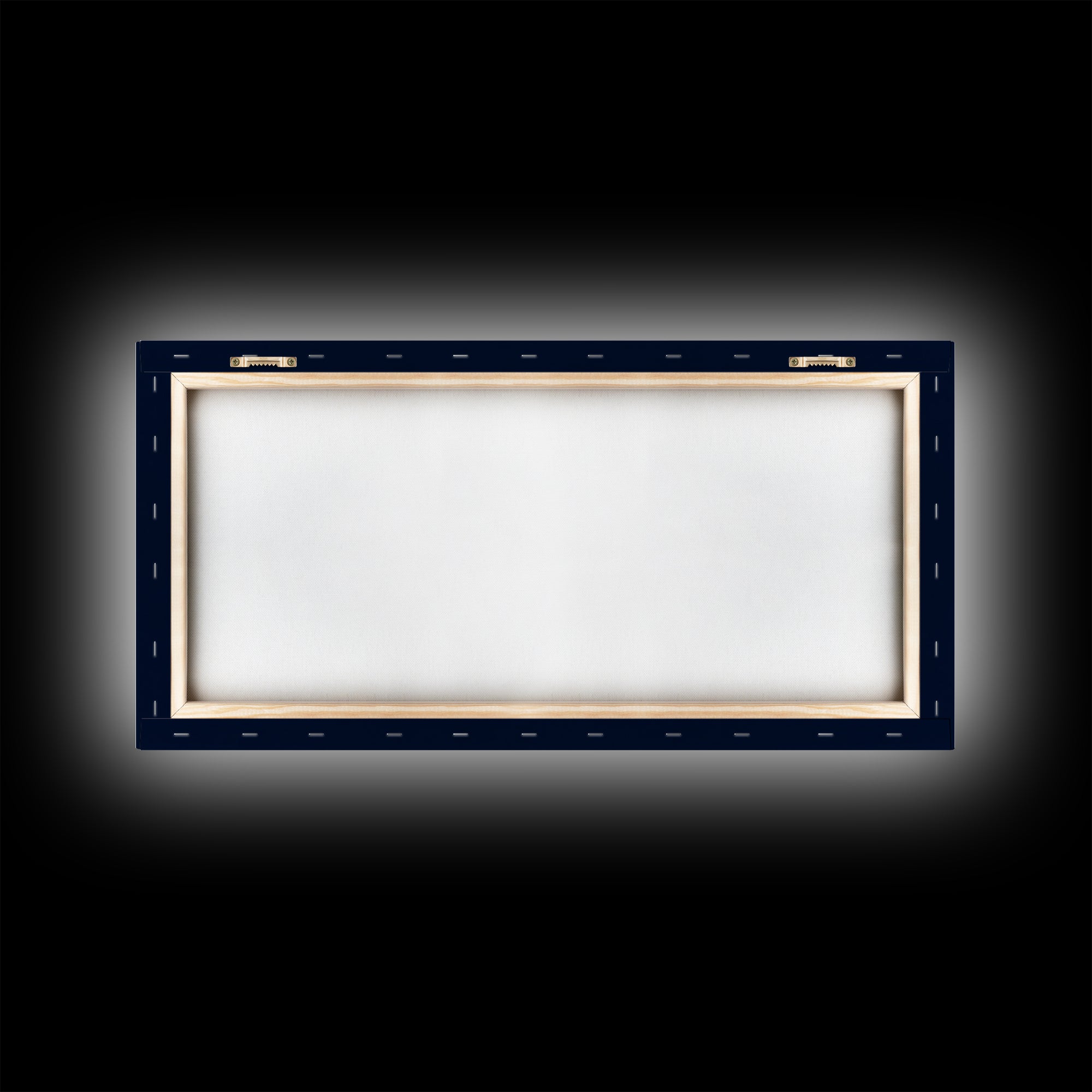 White Crescent Moon And Stars Wall Art, Dreamy Navy Celestial Night Sky Print, Minimalist Space Decor For Bedroom Or Nursery