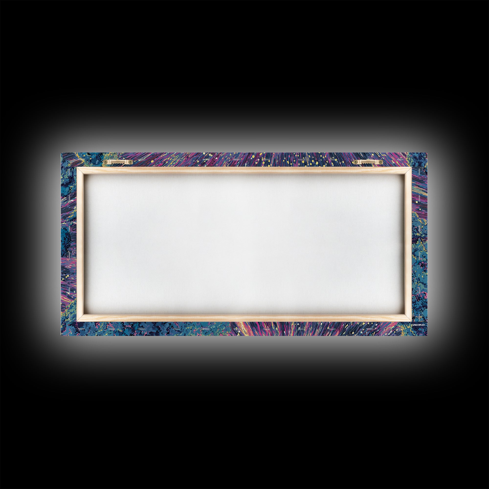 Retro Futuristic Jet Wall Art, Midcentury Sci Fi Airplane Print, Starburst Space Poster, Colorful Modern Home Decor Gift