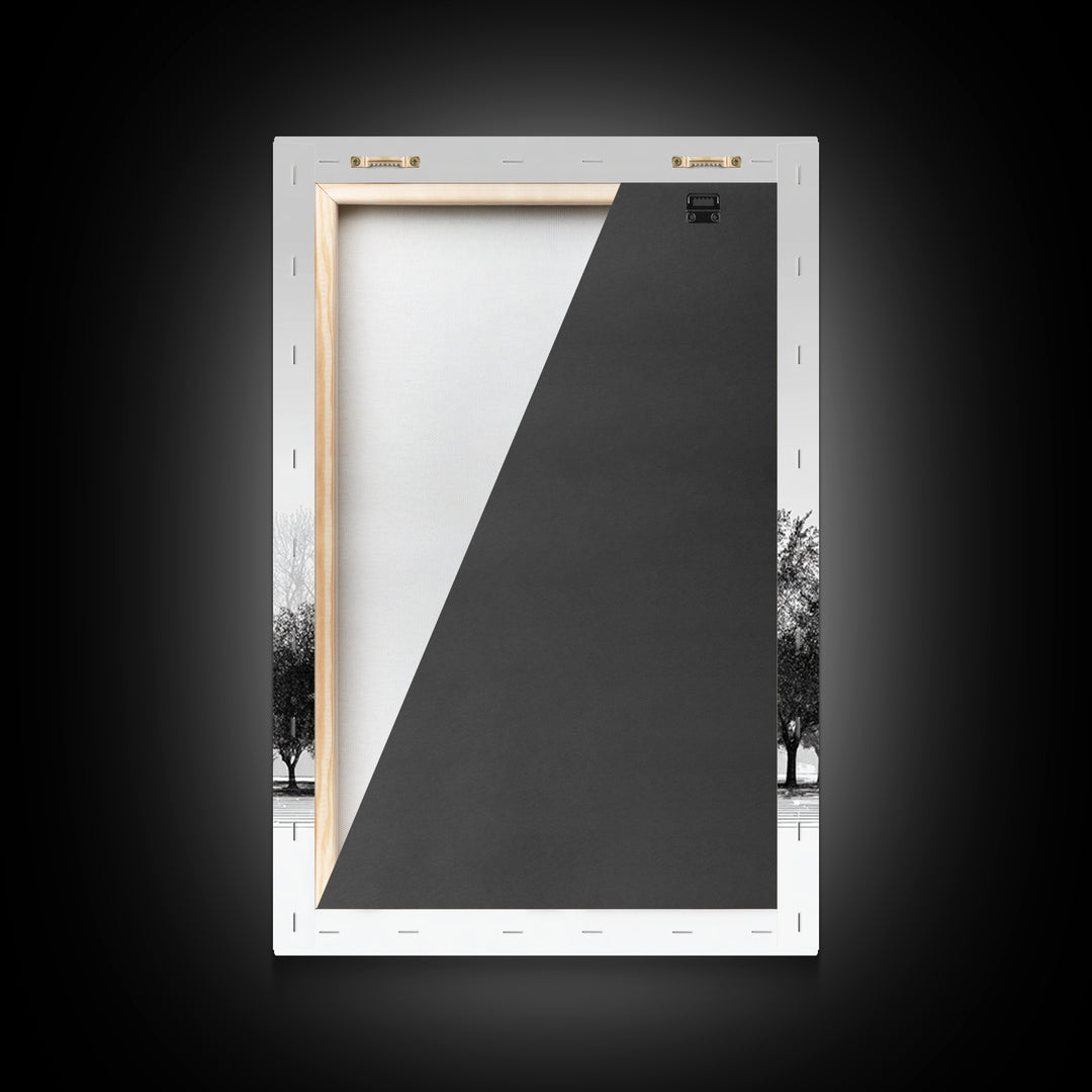 Black And White Modern Sculpture Wall Art, Minimalist Landscape Print, Contemporary Office Decor, Abstract Geometric Art