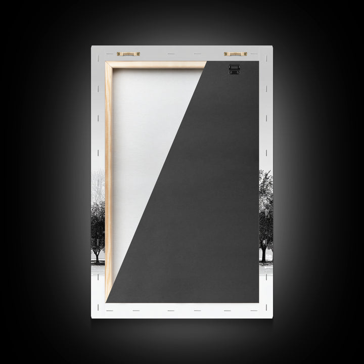 Black And White Modern Sculpture Wall Art, Minimalist Landscape Print, Contemporary Office Decor, Abstract Geometric Art