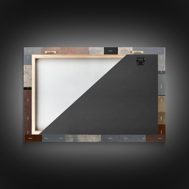Neutral Gray Taupe Geometric Rectangle Wall Art, Modern Contemporary Abstract Print, Minimalist Office Decor For Living Room