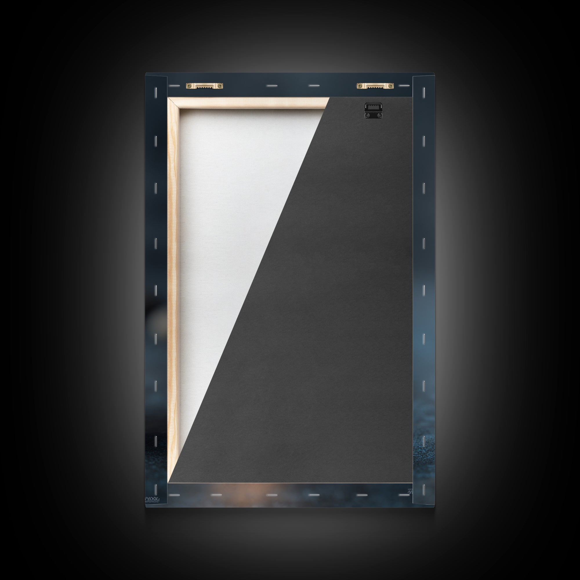 Minimal Candle Flame on Dark Background Framed Canvas Print, Meditation Art, Wall Decor, Living Room Decor, Fine Art, Stillness, MED-2x3-46