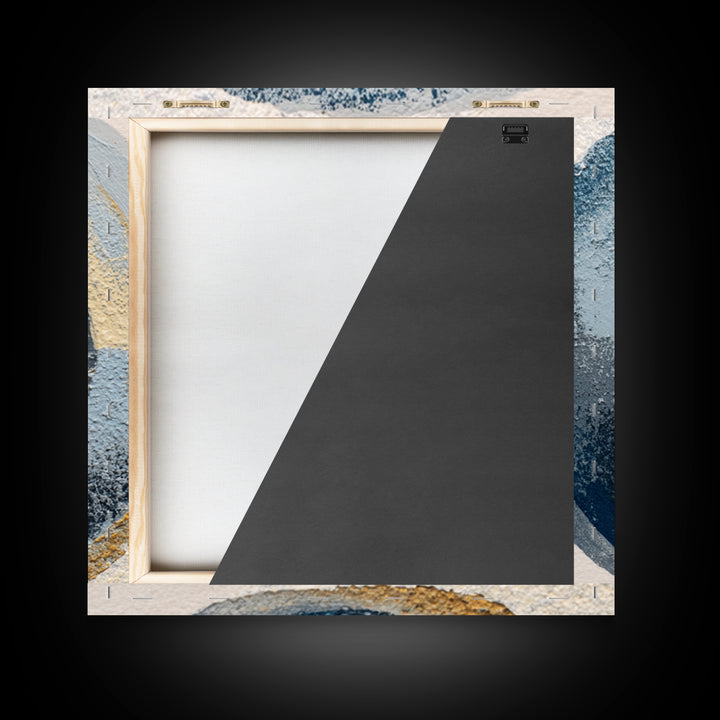 Single Brushstroke Circle Canvas Print, Minimalist Art, Abstract Wall Art, Living Room Decor, Oil Painting, Minimal, MIN-1x1-22