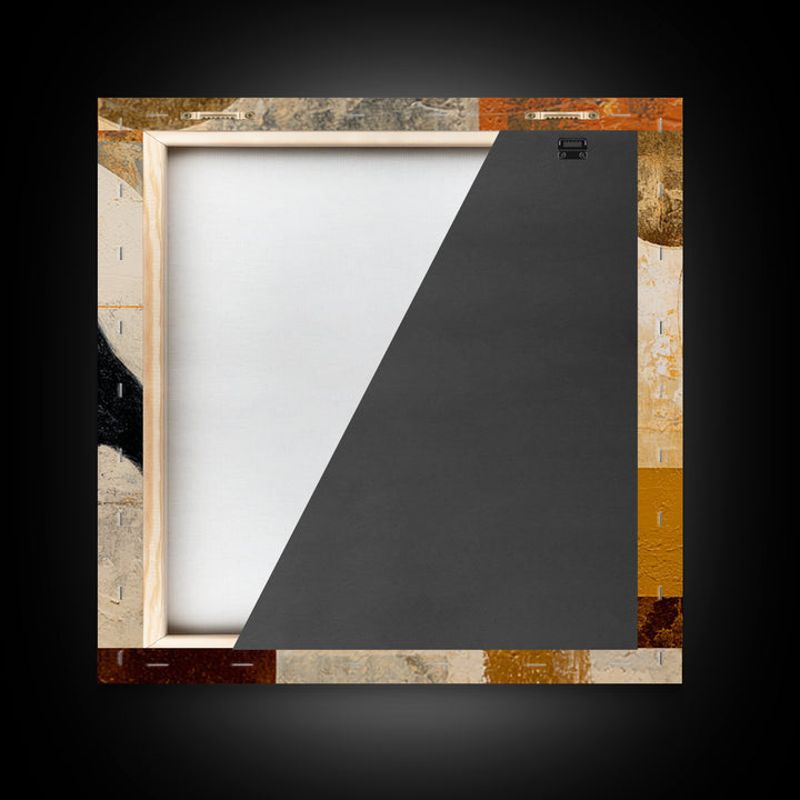 Small Black Bird Crossing White Space Canvas Print, Minimalist Art, Digital Print, Living Room Decor, Fine Art, Minimal, MIN-1x1-31