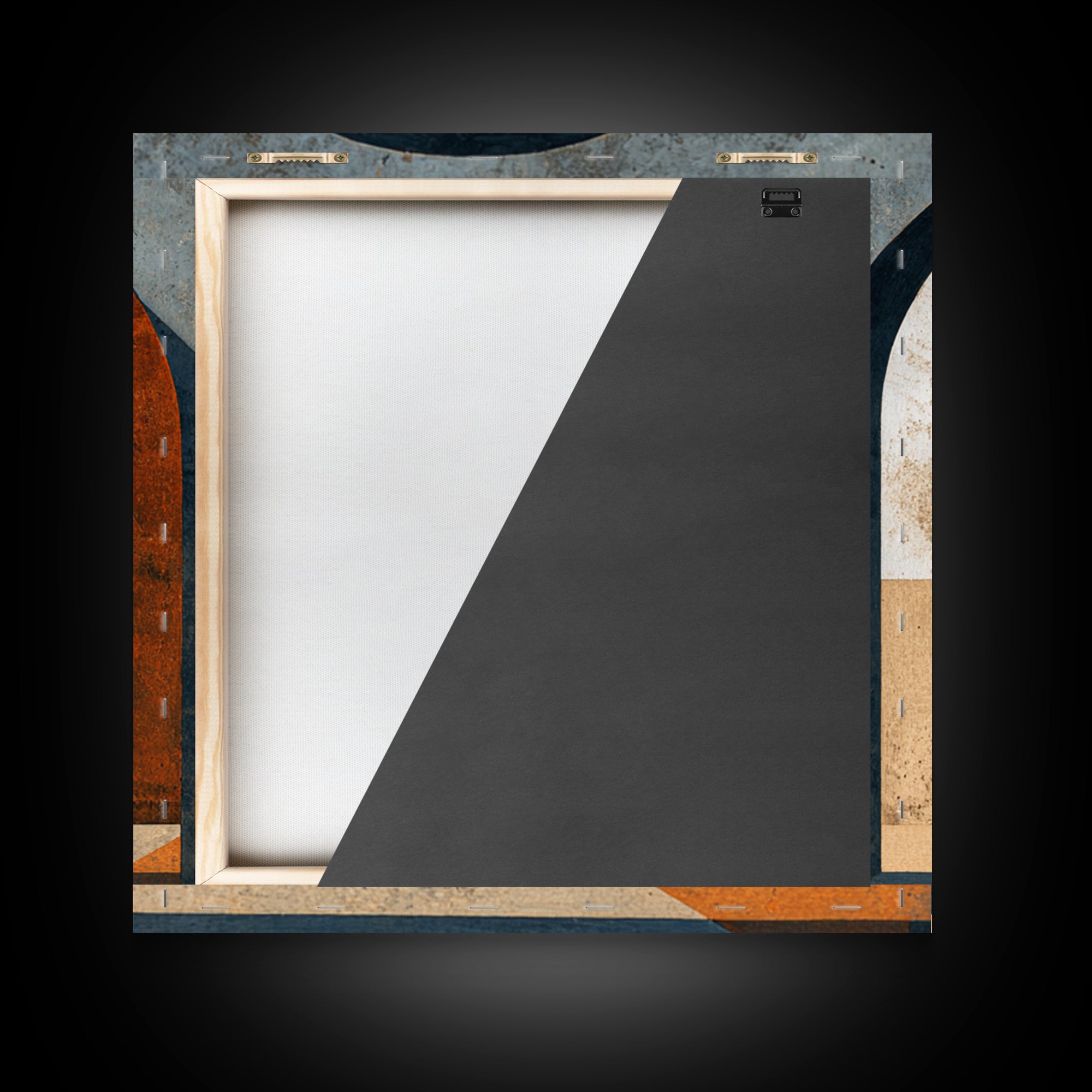 Monochrome Arch and Shadow Composition Framed Canvas Print, Minimalist Art, Gallery Decor, Living Room Decor, Fine Art, Minimal, MIN-1x1-32