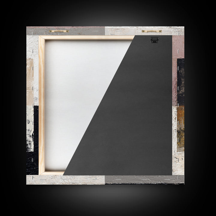 Calm Rectangle Composition Framed Canvas Print, Minimalist Art, Art, Living Room Decor, Fine Art, Minimal, Canvas Tote Bag, MIN-1x1-48