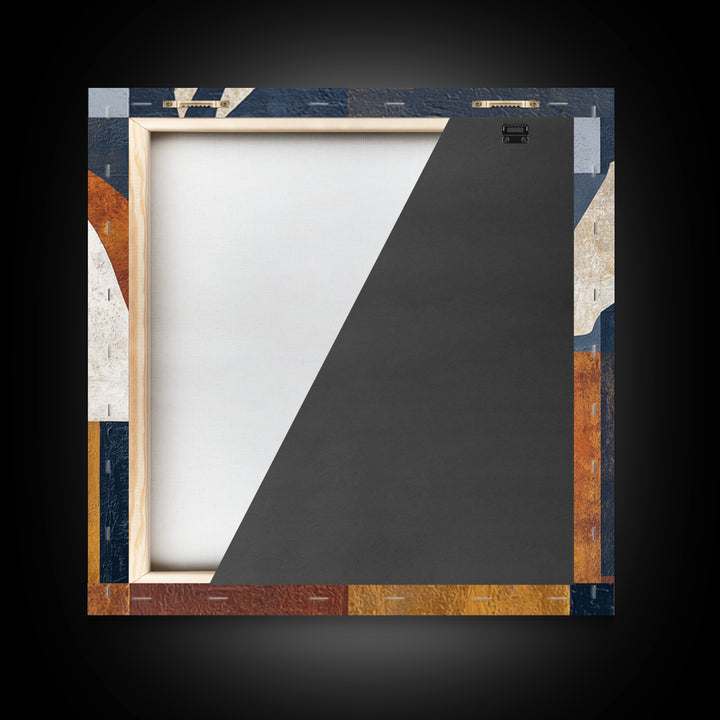 Minimal Horse Contour Framed Canvas Print, Minimalist Art, Modern Wall Art, Living Room Decor, Abstract Art, Minimal, MIN-1x1-66