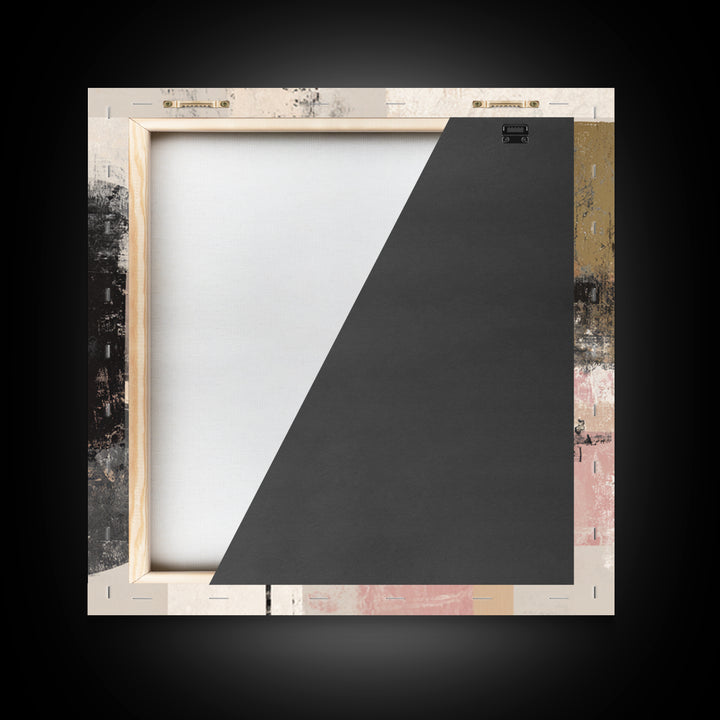 Two Overlapping Organic Shapes Framed Canvas Print, Minimalist Art, Modern Decor, Living Room Decor, Abstract Art, Minimal, MIN-1x1-67