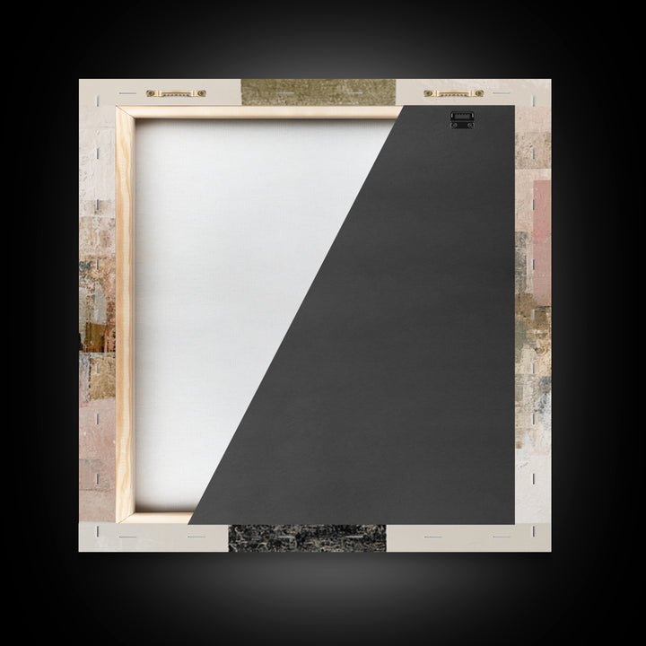 Single Brushstroke Circle Framed Canvas Print, Minimalist Art, Abstract Painting, Living Room Decor, Fine Art, Minimal, MIN-1x1-70