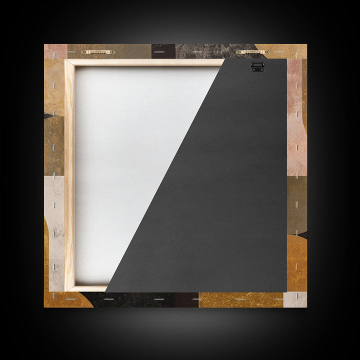 Single Gold Line Curve on Charcoal Canvas Print, Minimalist Art, Contemporary Art, Living Room Decor, Abstract Art, Minimal, MIN-1x1-89
