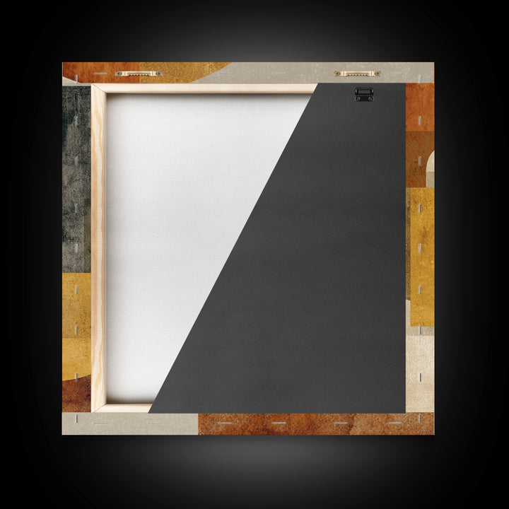 Two Overlapping Organic Shapes Canvas Print, Minimalist Art, Room Decor, Living Room Decor, Abstract Art, Minimal, Art Print, MIN-1x1-91