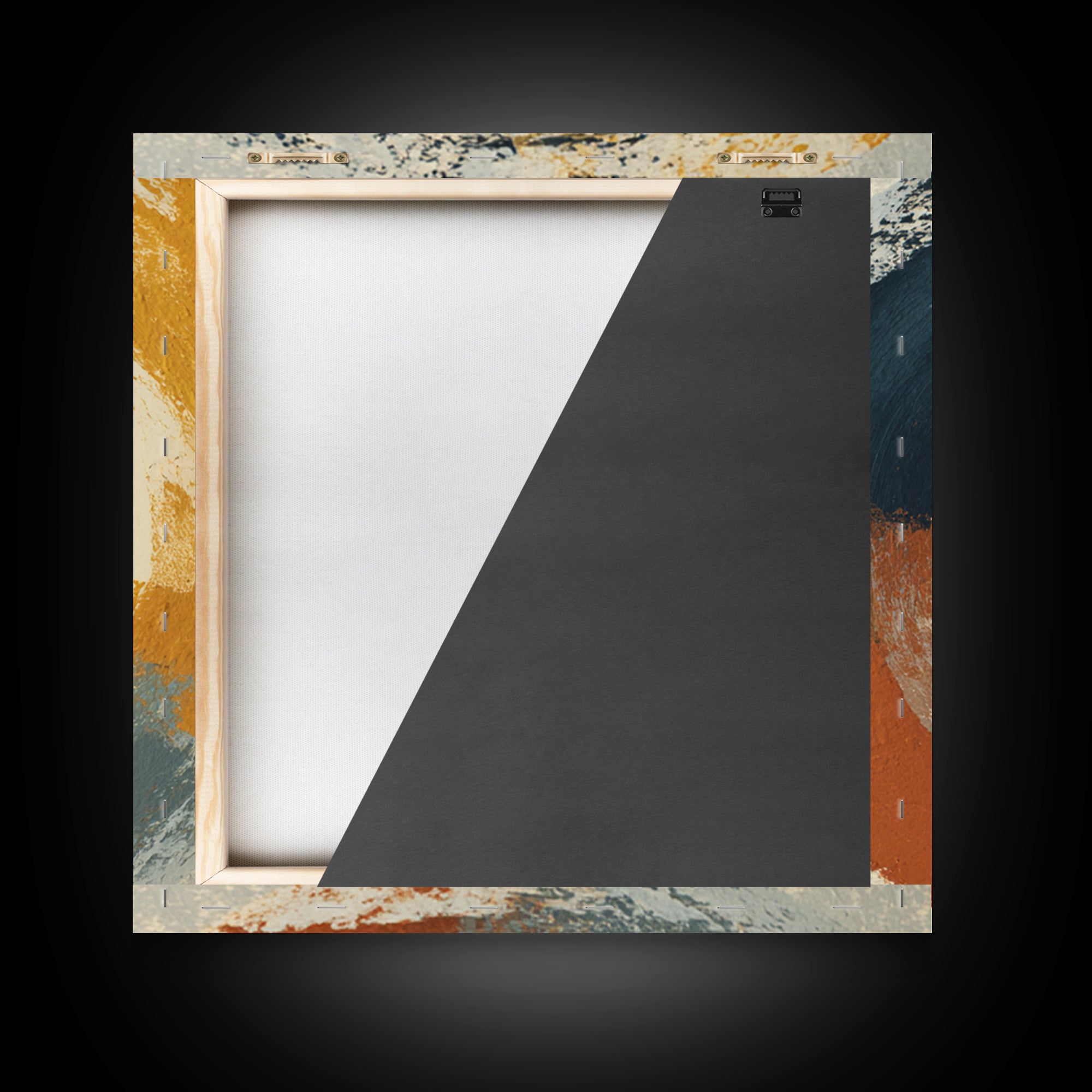 Single Brushstroke Circle Canvas Print, Minimalist Art, Modern Decor, Living Room Decor, Fine Art, Minimal, Poster, Wall Decor, MIN-1x1-94