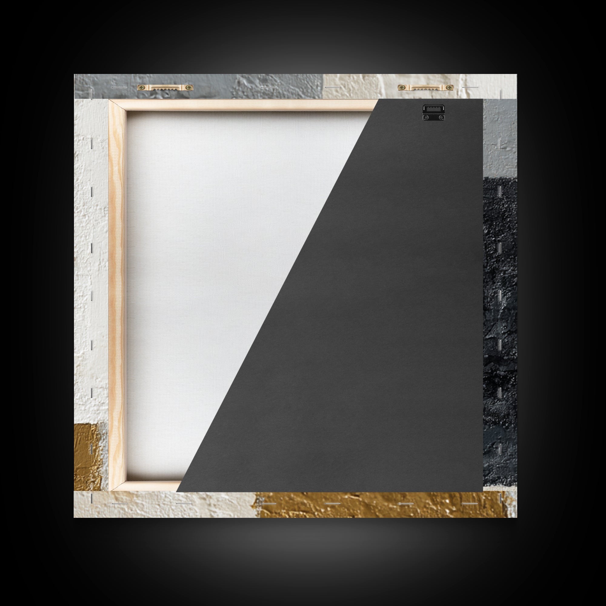 Calm Rectangle Composition Framed Canvas Print, Minimalist Art, Digital Prints, Living Room Decor, Fine Art, Minimal, MIN-1x1-96
