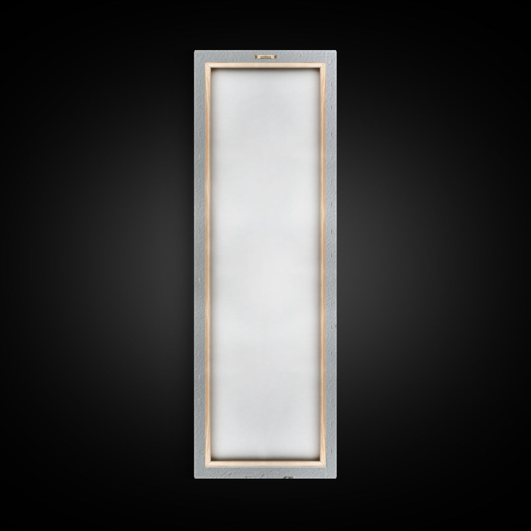 White on White Plaster Texture Study Framed Canvas Print, Minimalist Art, Minimalist Decor, Living Room Decor, Minimal, MIN-1x3-4