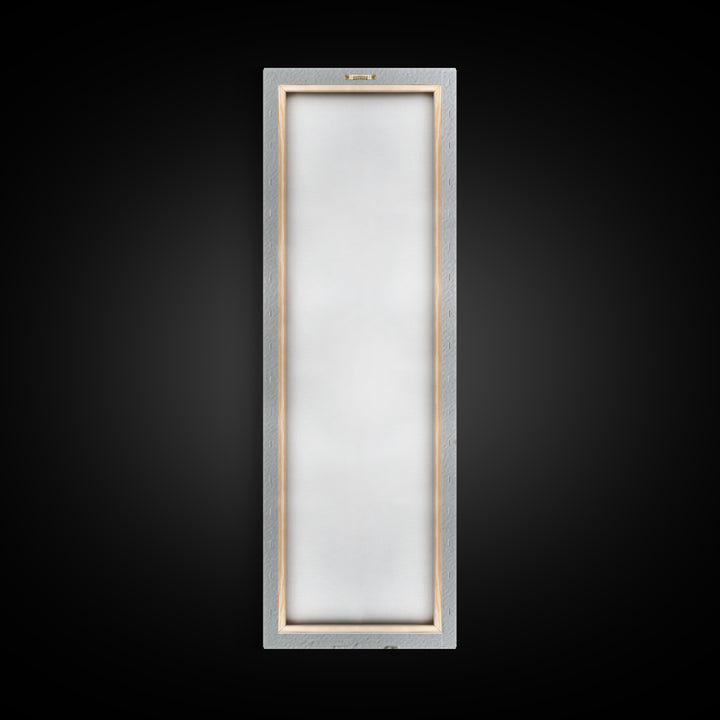 White on White Plaster Texture Study Framed Canvas Print, Minimalist Art, Minimalist Decor, Living Room Decor, Minimal, MIN-1x3-4