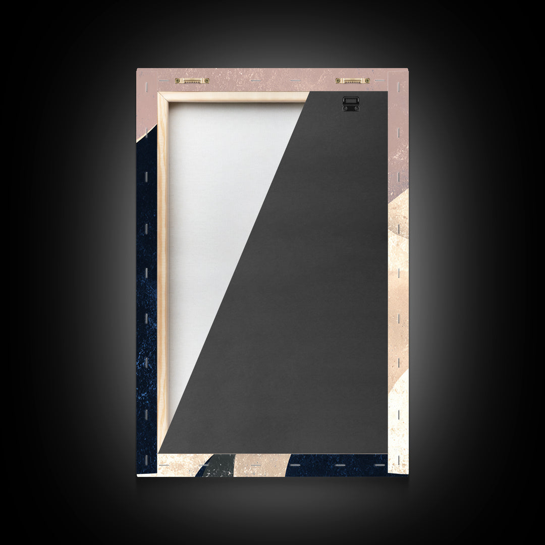 Minimal Abstract Wave Line Framed Canvas Print, Minimalist Art, Art Prints, Living Room Decor, Fine Art, Minimal, Printable Art, MIN-2x3-21