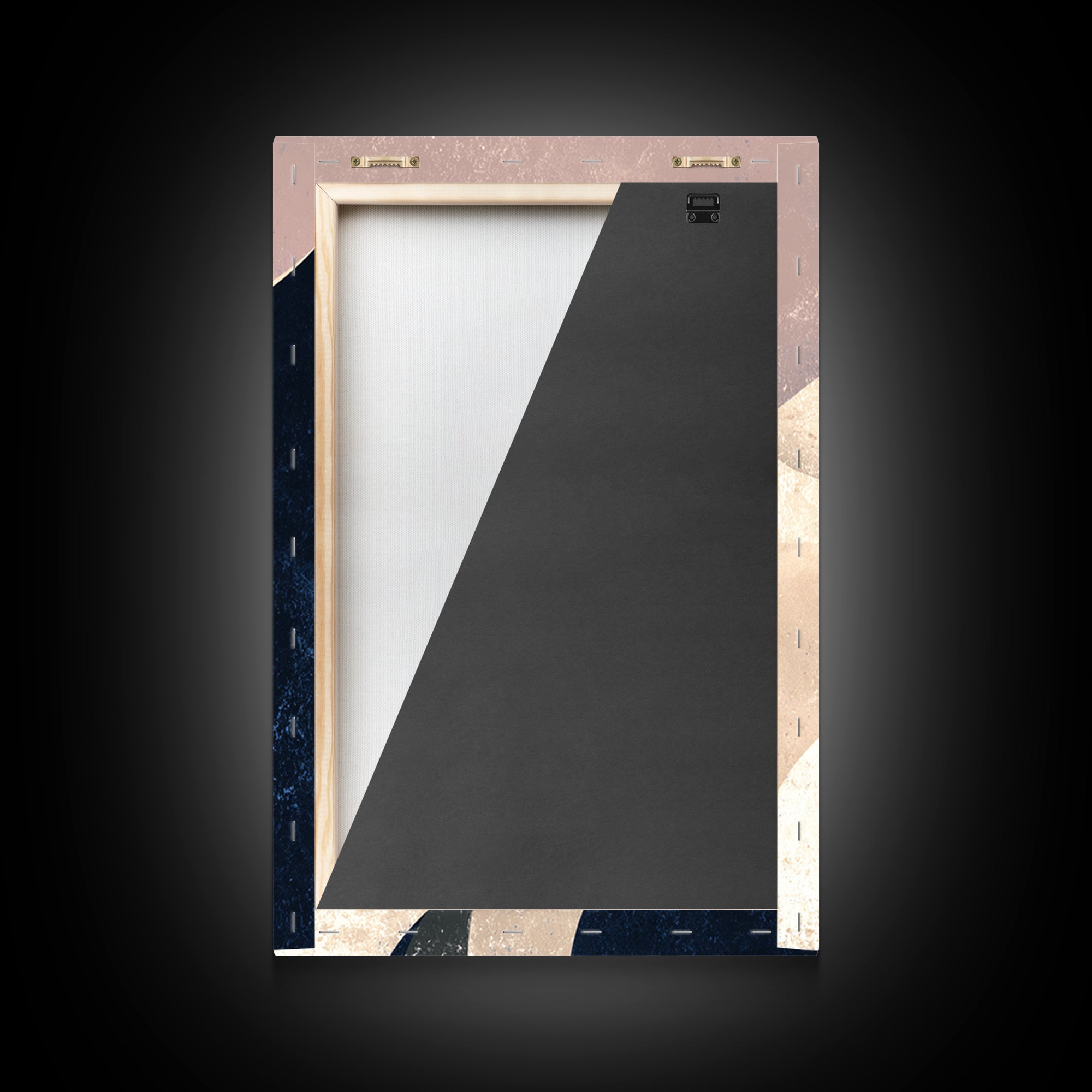 Minimal Abstract Wave Line Framed Canvas Print, Minimalist Art, Art Prints, Living Room Decor, Fine Art, Minimal, Printable Art, MIN-2x3-21