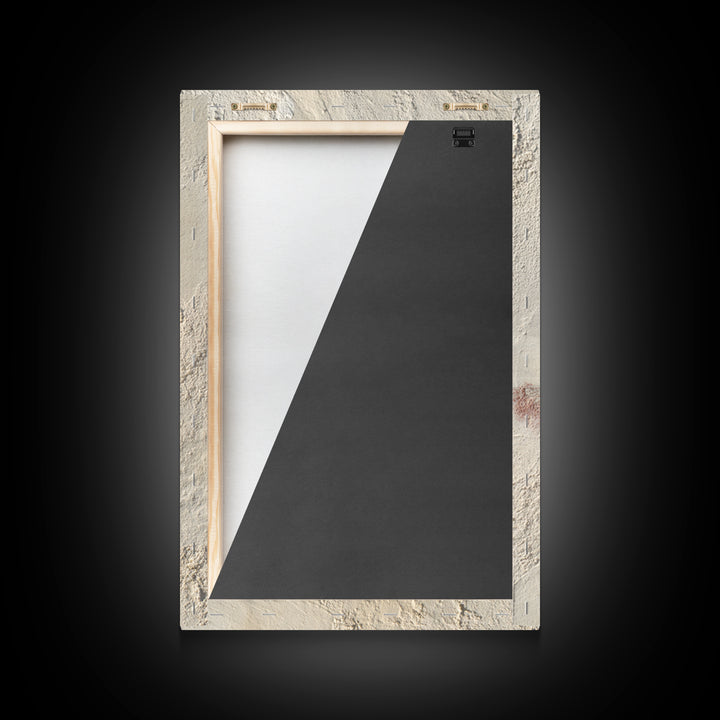 Tiny Sailboat under Open Sky Framed Canvas Print, Minimalist Art, Poster, Living Room Decor, Fine Art, Minimal, Boho, MIN-2x3-46